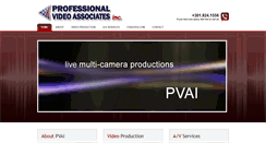 Desktop Screenshot of professionalvideoassociates.com